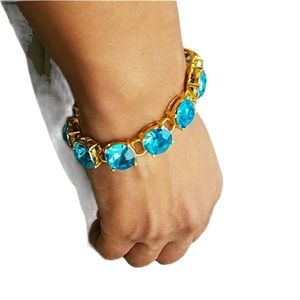 Crystal Bracelet Gold Plated New